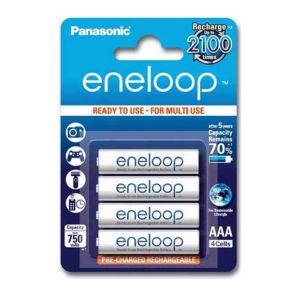Įkraunami elementai Panasonic Eneloop HR03 750 mAh AAA 4vnt