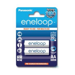 Įkraunami elementai Panasonic Eneloop HR6 1900 mAh AA 2vnt