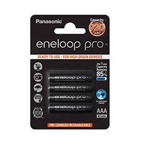 Įkraunami elementai Panasonic Eneloop Pro HR03 930 mAh AAA 4vnt