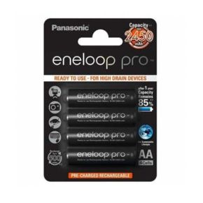 ?kraunami elementai Panasonic Eneloop Pro HR6 2500 mAh AA 4 vnt
