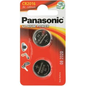 Elementai Panasonic Lithium CR2016 2vnt