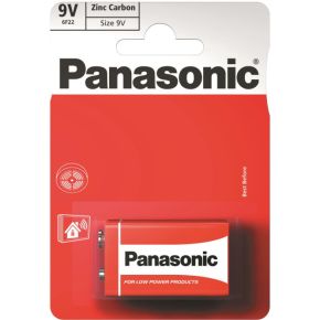 Elementai Panasonic Red Zinc 6F22 9V
