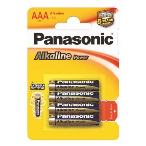 Elementai Panasonic Alkaline LR03 AAA 4vnt