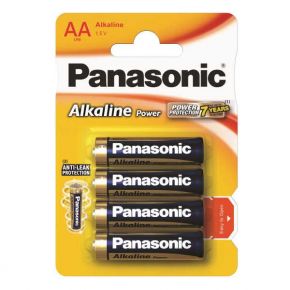 Elementai Panasonic Alkaline LR6 AA 4vnt