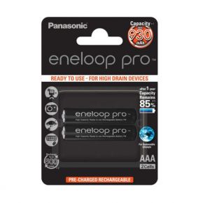 Įkraunami elementai Panasonic Eneloop Pro HR03 930 mAh AAA 2vnt